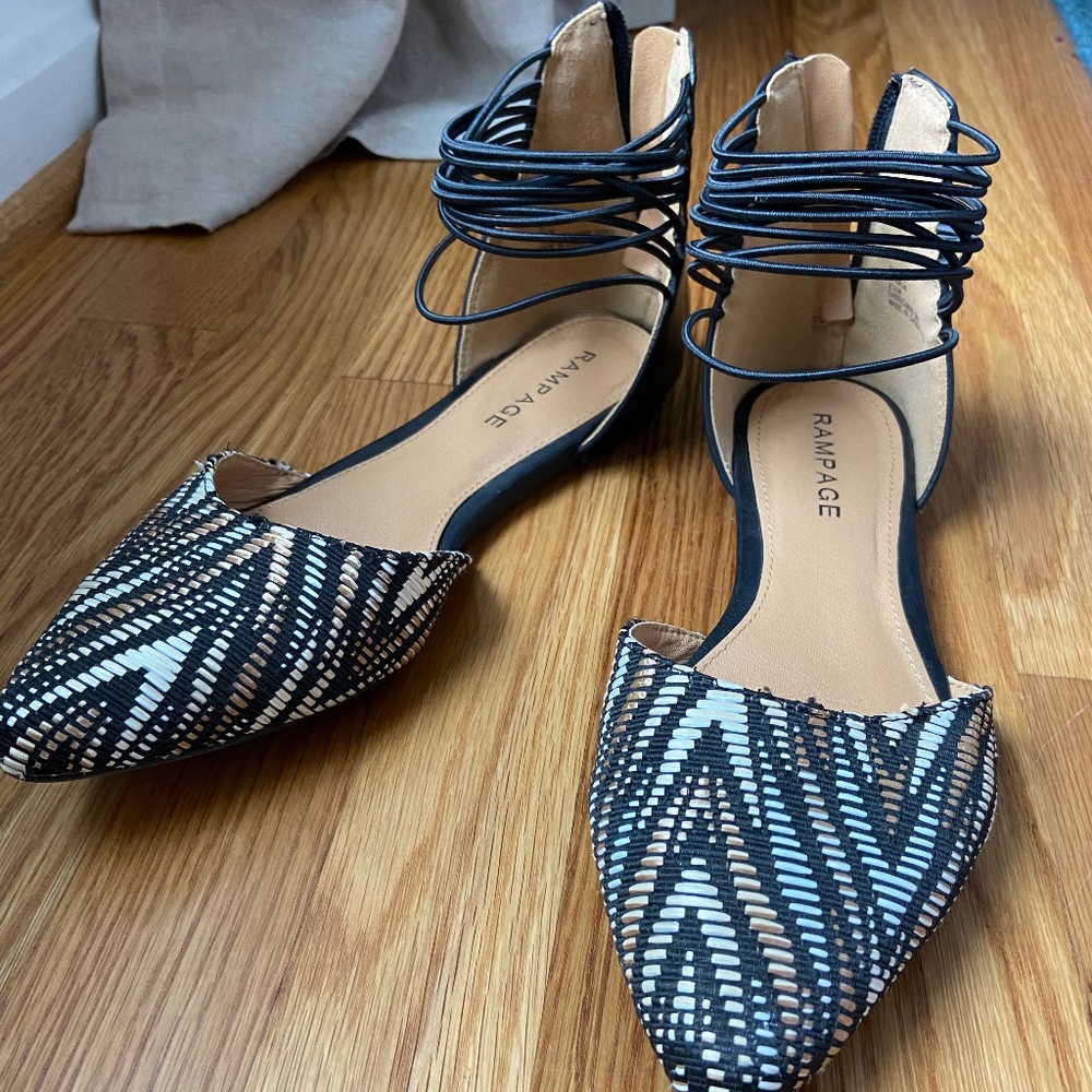 Rampage black sandals